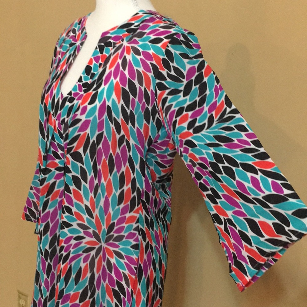 💜🧡ANITA💜🧡MULT/KAIMANA TUNIC/ SWIMSUIT COVER UP - Picture 5 of 16